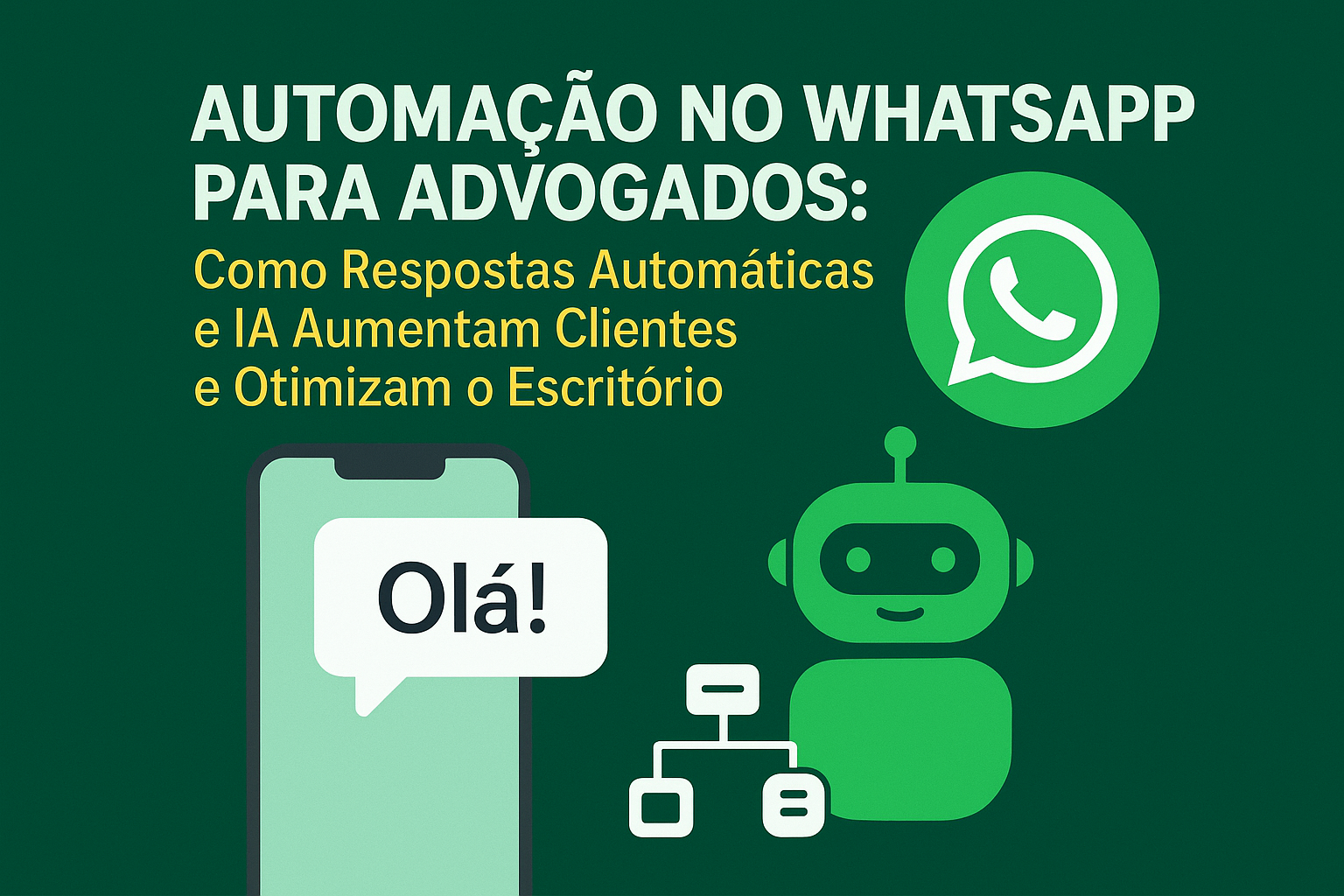 Automação no WhatsApp para Advogados: Como Respostas Automáticas e IA Aumentam Clientes e Otimizam o Escritório